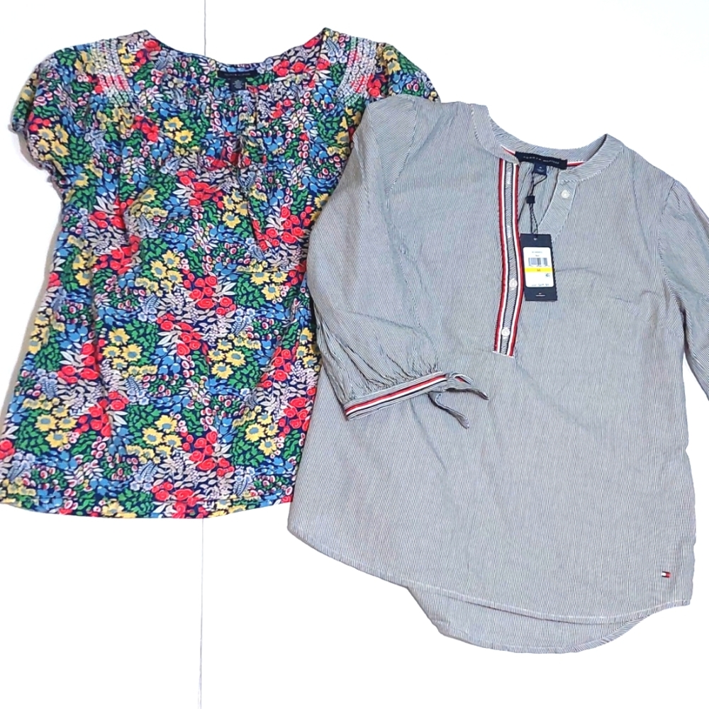 Lot of 2 Tommy Hilfiger Shirts, Size M